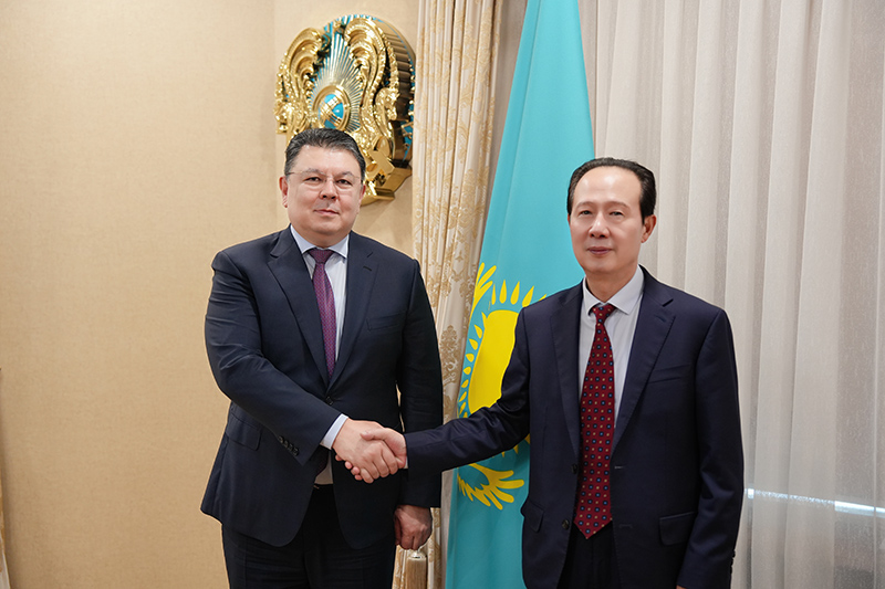 丁焰章與哈薩克斯坦副總理卡納特·博祖姆巴耶夫舉行會談.jpg